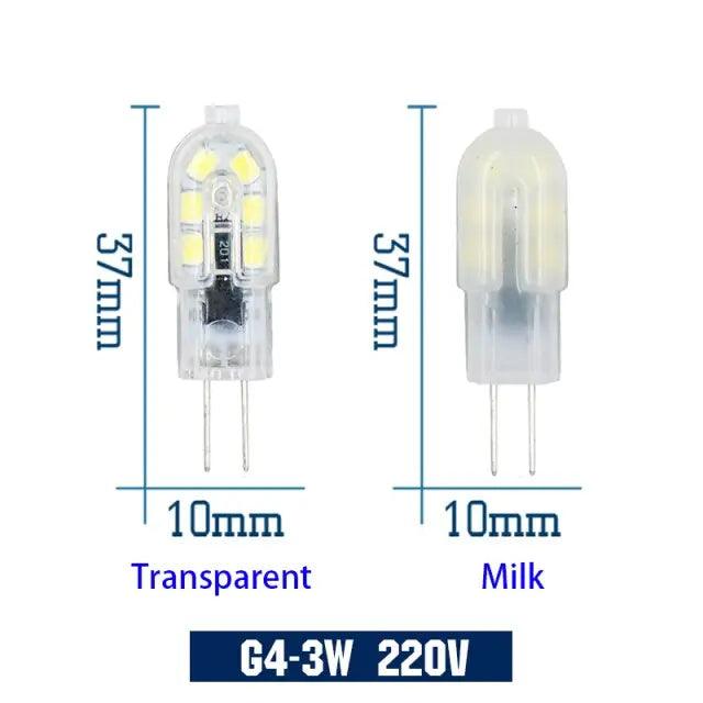 LATTUSO- 5pcs/lot G4 G9 LED Lamp SMD2835 | 3W 5W 7W optional - electrical center b2c