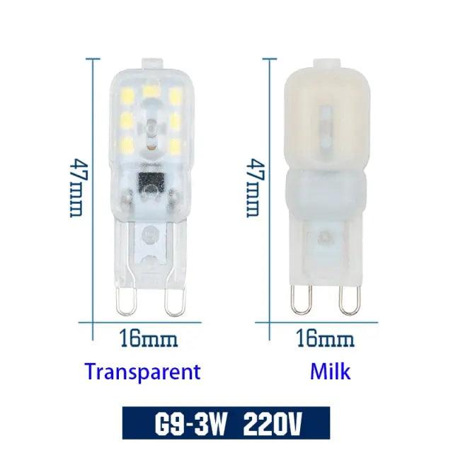 LATTUSO- 5pcs/lot G4 G9 LED Lamp SMD2835 | 3W 5W 7W optional - electrical center b2c