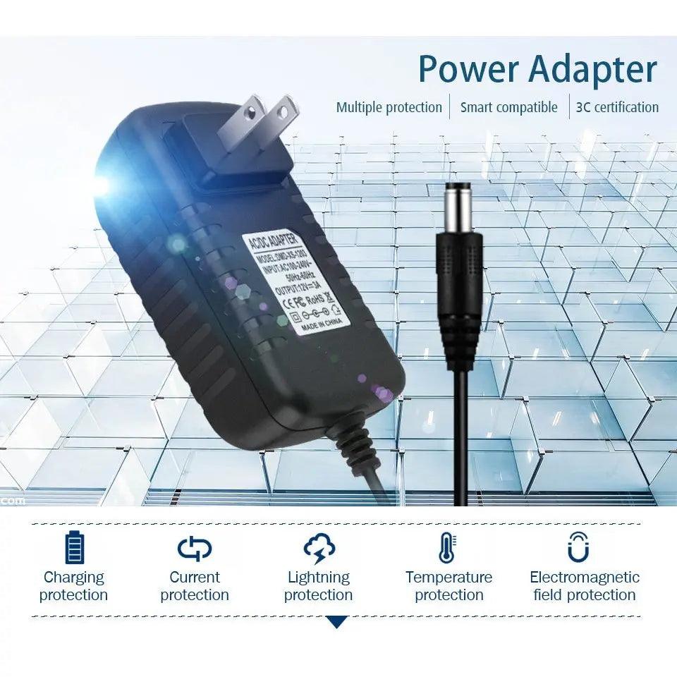 LATTUSO- DC24V Adapter Lighting Transformers| 1A-5A/ EU US AU UK Plug optional - electrical center b2c