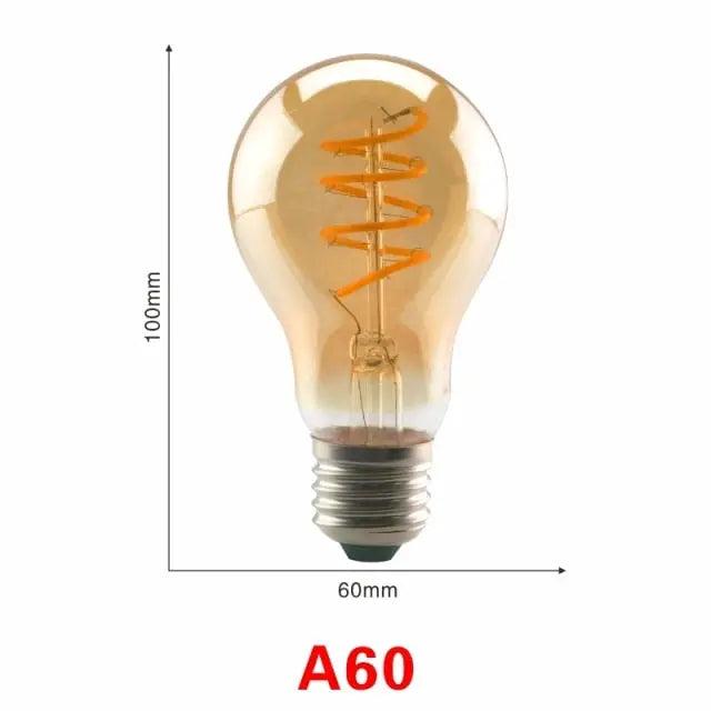 LATTUSO- LED- Filament Bulb Spiral Light/ 4W 2200K /C35 T45 optional - electrical center b2c