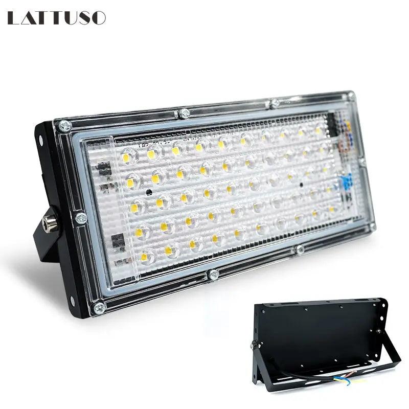 LATTUSO- Led Flood Light AC 240V Outdoor|  IP65 50W Cold/Warm Light optional - electrical center b2c