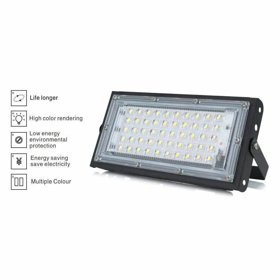 LATTUSO- Led Flood Light AC 240V Outdoor|  IP65 50W Cold/Warm Light optional - electrical center b2c