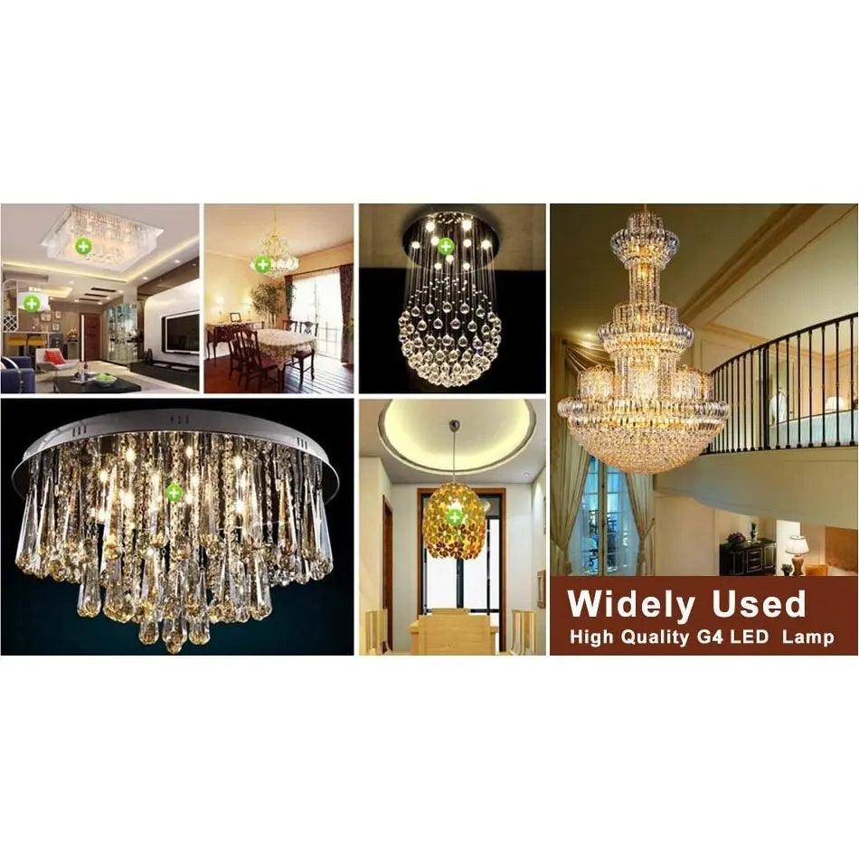 LATTUSO- LED Lamp COB LED|  for Crystal Chandelier Lights| G4 G9 E14 optional - electrical center b2c