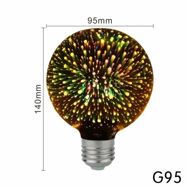 LATTUSO- LED Light Edison Bulb 3D Decoration Bulb| A60 ST64 G95 G80 optional - electrical center b2c