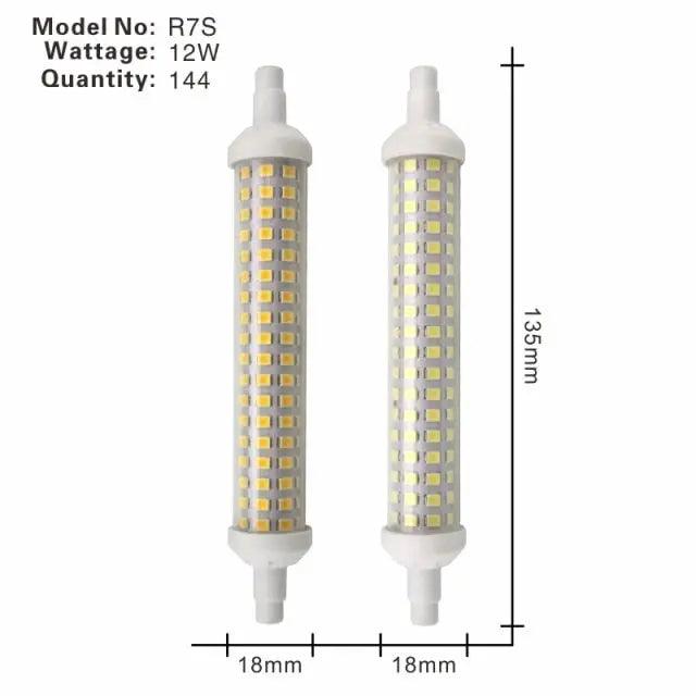 LATTUSO- R7S LED Lamp SMD 2835| 6W 9W 12W Cold/Warm light optional - electrical center b2c