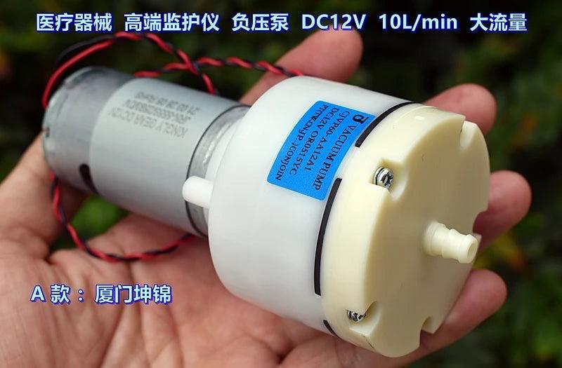 Medical Devices Monitor Negative Pressure Pump DC 12V 10L/min Large Flow Vacuum Pump 555 Air Pump Pomp