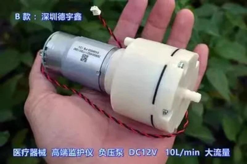 47640958009537Medical Devices Monitor Negative Pressure Pump DC 12V 10L/min Large Flow Vacuum Pump 555 Air Pump Pomp