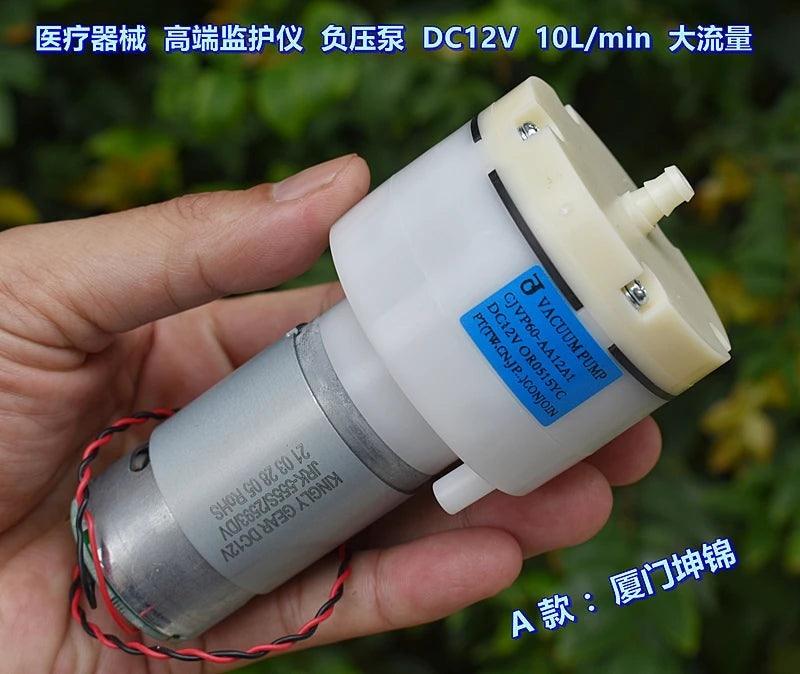 Medical Devices Monitor Negative Pressure Pump DC 12V 10L/min Large Flow Vacuum Pump 555 Air Pump Pomp