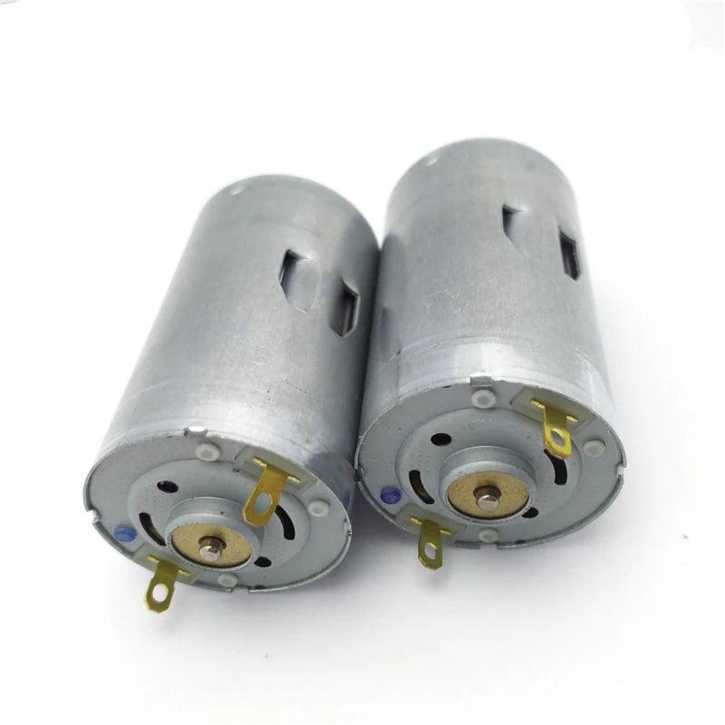 Micro 390 DC Motor 6V 12V 24V High Speed 4200rpm 9426rpm 18900rpm Motors Reversed Strong Magnetic Electric DIY Model Fan RP390