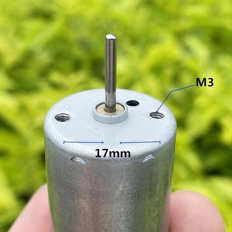 Micro Mini 370 Electric Motor Carbon Brush MABUCHI 8650RPM DC 3V-12V Large Torque High Speed Toy Boat Car Tool Model 6V 9V