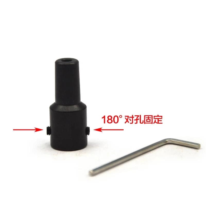 Mini Electric Drill Chuck 0.6-6mm Mount B10 Taper Connector Rod Motor Shaft Chuck For Drill With Adapter Key Wrench Power Tool - electrical center b2c