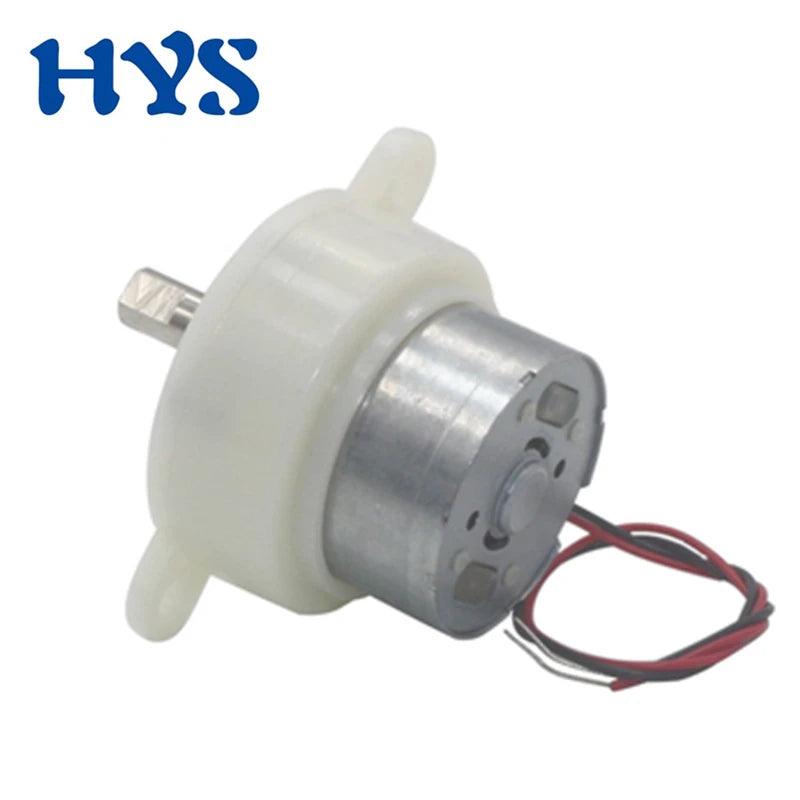 Mini Geared DC Motor 6V 5RPM/100RPM Reversible Small Electric 6 Volt Robot Crafts Toy Advertising Light Boxes DC Motor JS30