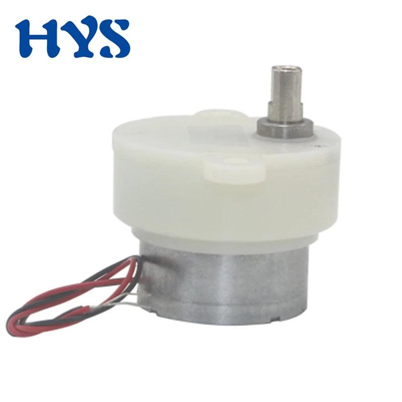 Mini Geared DC Motor 6V 5RPM/100RPM Reversible Small Electric 6 Volt Robot Crafts Toy Advertising Light Boxes DC Motor JS30