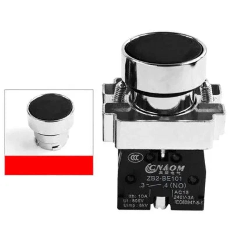 Momentary Push Button Switch 22mm 10A/240V Circular Small Size Flat Round Panel NC/NO XB2-BA31 XB2-BA42 ZB2-BE101C 102C