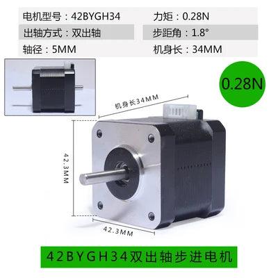 Nema 17 Stepper Motor Body 34mm 40mm 48mm 60mm 0.7Nm 1.5A 42 Step Motor DC 4-Lead Nema17 for Extruder CNC XYZ 3D Printer