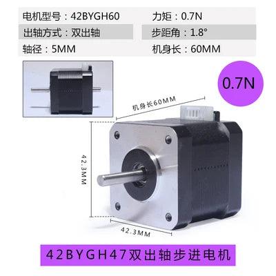 Nema 17 Stepper Motor Body 34mm 40mm 48mm 60mm 0.7Nm 1.5A 42 Step Motor DC 4-Lead Nema17 for Extruder CNC XYZ 3D Printer