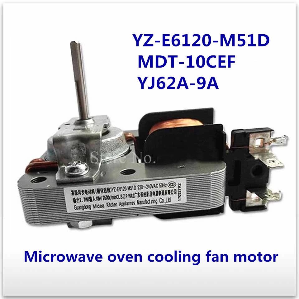 New Microwave Oven Fan Cooling Fan Motor MDT-10CEF YZ-E6120-M51D YZ62A-9A AC 220-240V 18W Shaded Pole Asynchronous Motor