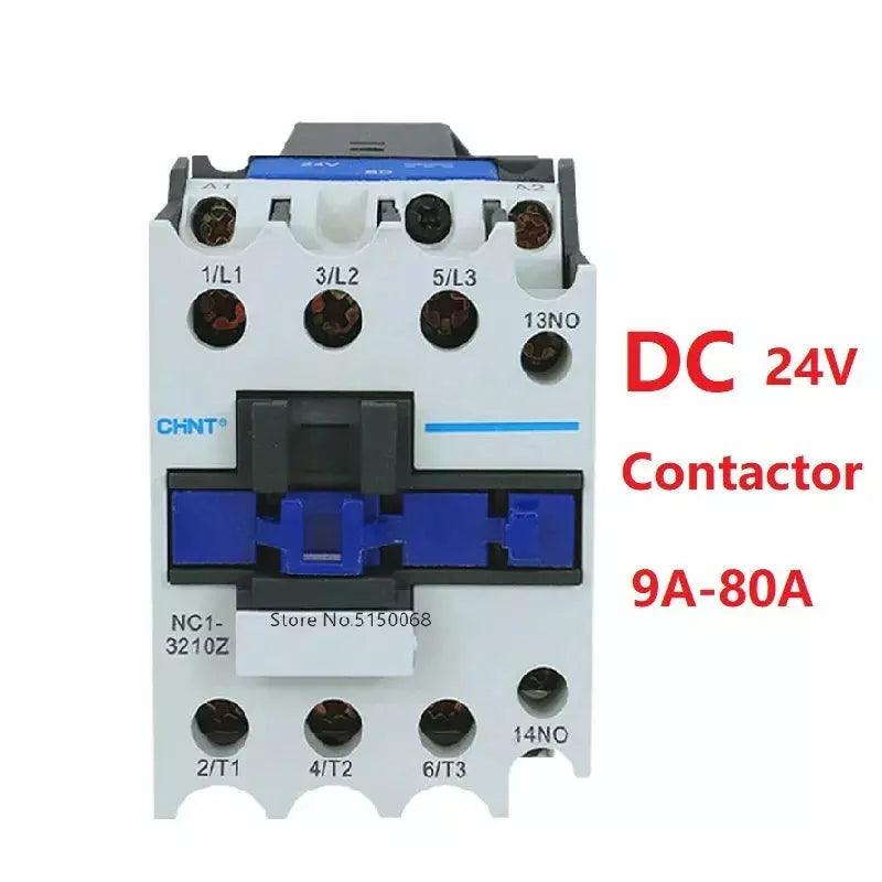 Original CHINT DC Magnetic Contactor NO NC NC1-0910Z NC1-1210Z NC1-1810Z NC1-2510Z NC1-3210Z 9A 12A 18A 25A 32A 40A 50A DC 24V