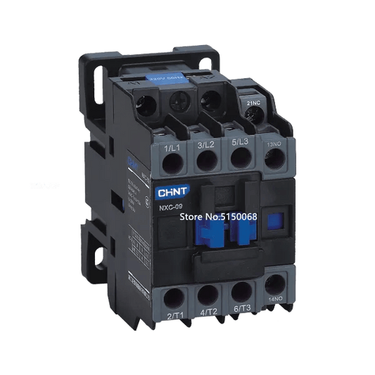 chint nxc contactor,kunlun nxc ac contactor,original chint magnetic contactor,06a-160a contactor,220v 380v coil,3p 4p contactor,din rail contactor,motor starter contactor,pump control contactor,industrial automation spare parts,low voltage electrical component
