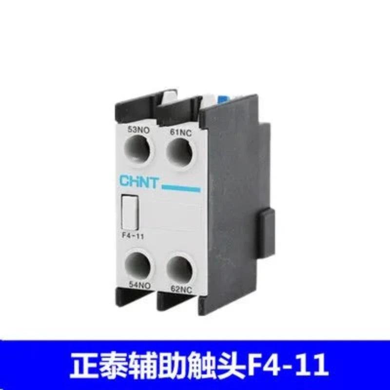 Original F4 CHINT AC contactor auxiliary contact blocks F4-02 F4-22 F4-11 F4-13 matching contactor CJX2 2N/O+2N/C F4-20