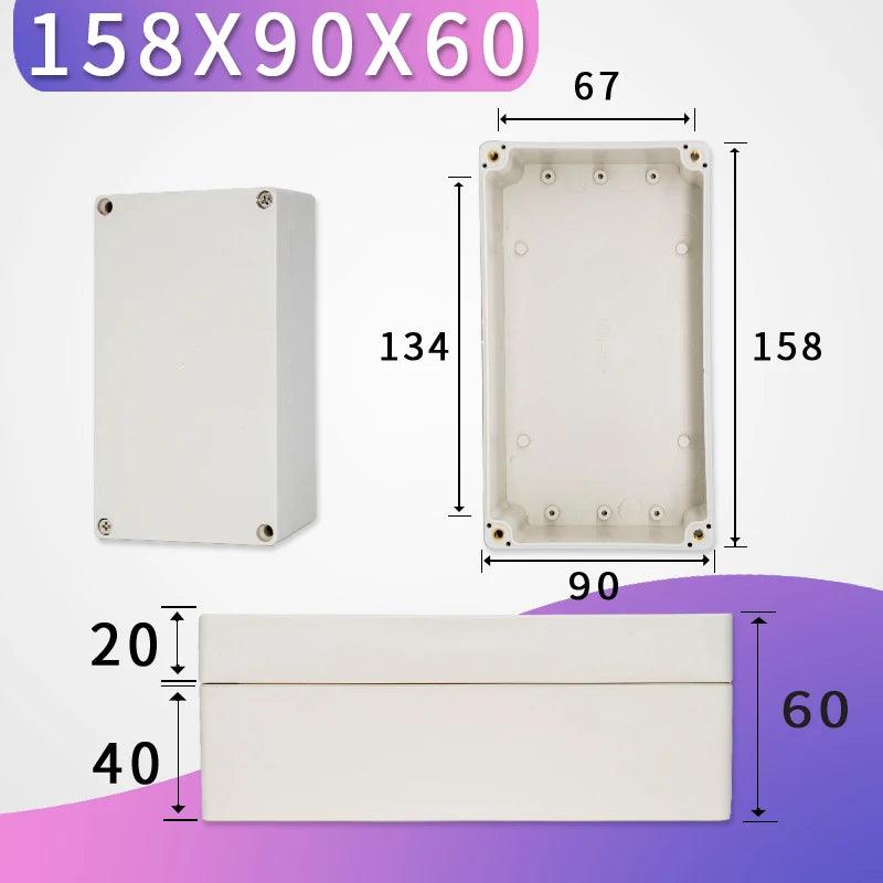 Outdoor Waterproof Case Enclosure Plastic Box Electronic Project Case Waterproof Junction Box for Electronics