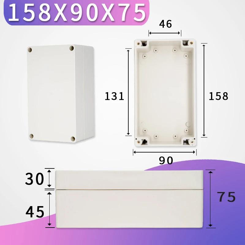 Outdoor Waterproof Case Enclosure Plastic Box Electronic Project Case Waterproof Junction Box for Electronics