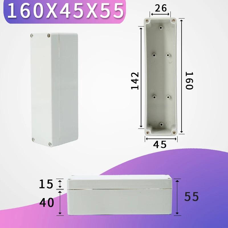 Outdoor Waterproof Case Enclosure Plastic Box Electronic Project Case Waterproof Junction Box for Electronics