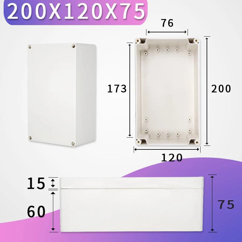 Outdoor Waterproof Case Enclosure Plastic Box Electronic Project Case Waterproof Junction Box for Electronics