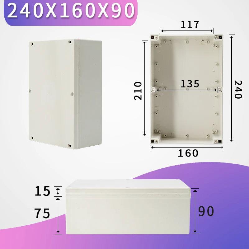 Outdoor Waterproof Case Enclosure Plastic Box Electronic Project Case Waterproof Junction Box for Electronics