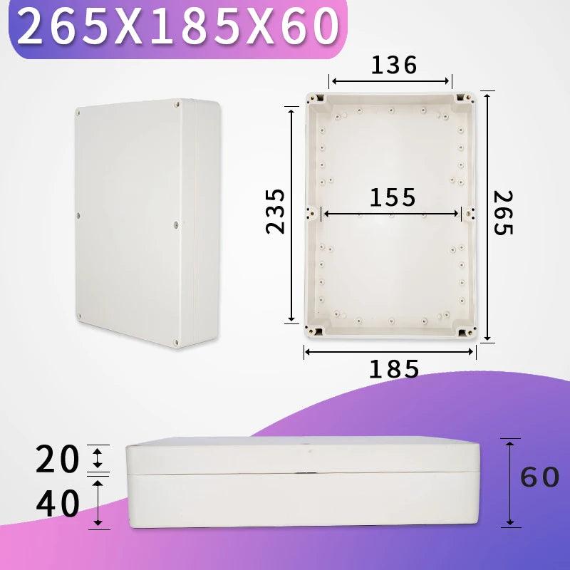 Outdoor Waterproof Case Enclosure Plastic Box Electronic Project Case Waterproof Junction Box for Electronics