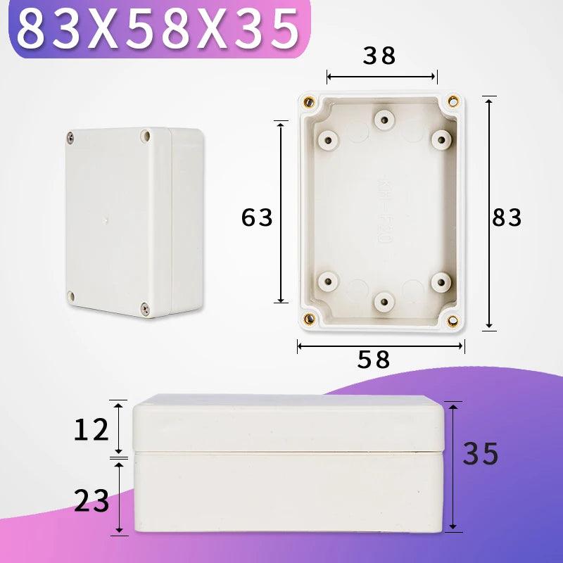 Outdoor Waterproof Case Enclosure Plastic Box Electronic Project Case Waterproof Junction Box for Electronics