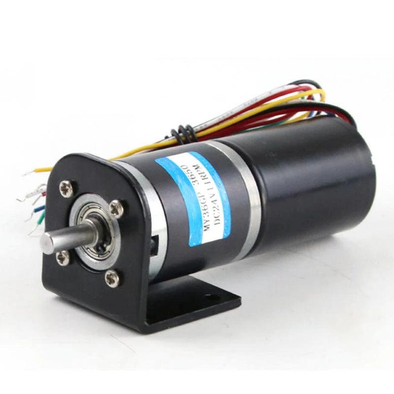 Planetary Reducer Motor DC 12V 24V Brushless High Torque 100KG Speed 11rpm To 1540rpm Metal Gear BLDC Motor Low Noise Electric