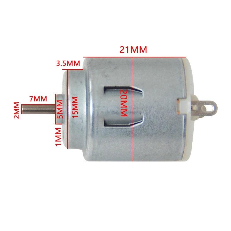 R140 Mico Motor DC 1.5V - 6V High Speed 5000rpm-20000rpm Four-wheel Drive Accessories Hobbies DIY Toy Fan Mini Motors,wheel motor