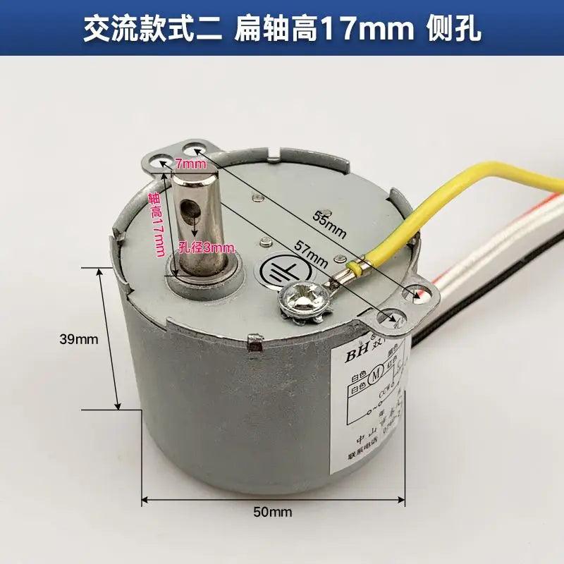 Range Hood Accessories Permanent Magnet Synchronous Motor TYK50 AC 220V 2.5/3RPM Automatic Lifting 60KTYYZ AC220V 3/3.6RPM Motor