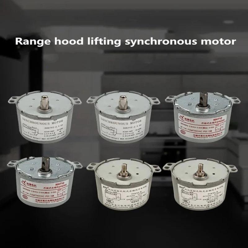 Range Hood Accessories Permanent Magnet Synchronous Motor TYK50 AC 220V 2.5/3RPM Automatic Lifting 60KTYYZ AC220V 3/3.6RPM Motor