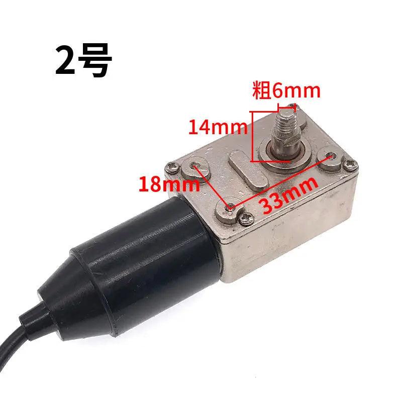 Range Hood Lift Door Motor DC 12V 3rpm Shaft M5 M6 8mm for Automatic Door Opening and Closing Synchronous Gear Motor Range Hood