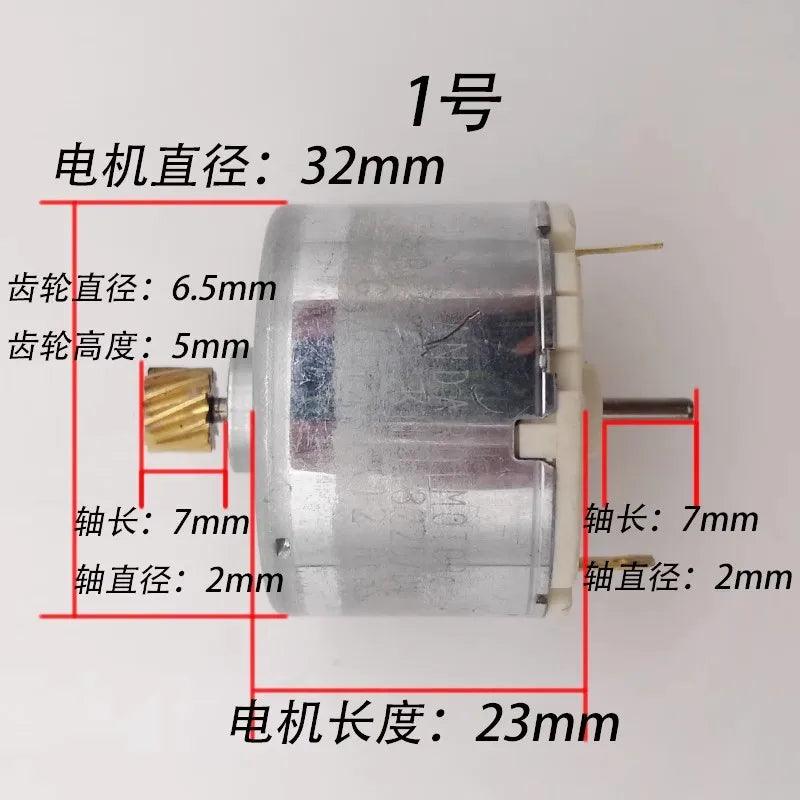 47572280017089RC 520-18225 Double Head Shaft of Sweeping Robot Micro Mini DC Motor