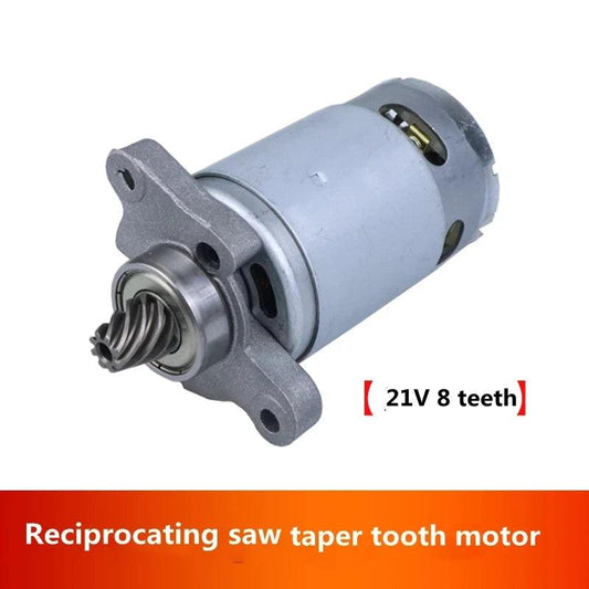 Rechargeable Reciprocating Saw Motor 550 DC Motor 21V 8 Teeth Handheld Cutting Lithium Electric Saw Motor DC Moter