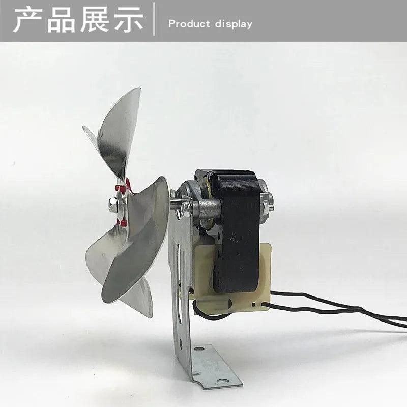 Refrigerator Freezer Fan Cooling Fan Motor 27W 220V 240V AC Pole Fixing Foot with Blades HLS61-20D