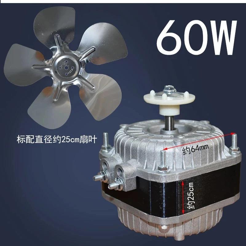 Refrigerator Motor Fan 25W 35W 40W 60W 75W 90W 220V-240V AC Asynchronous Shaded Pole Freezer Fridge Cooling Fan Refrigerator