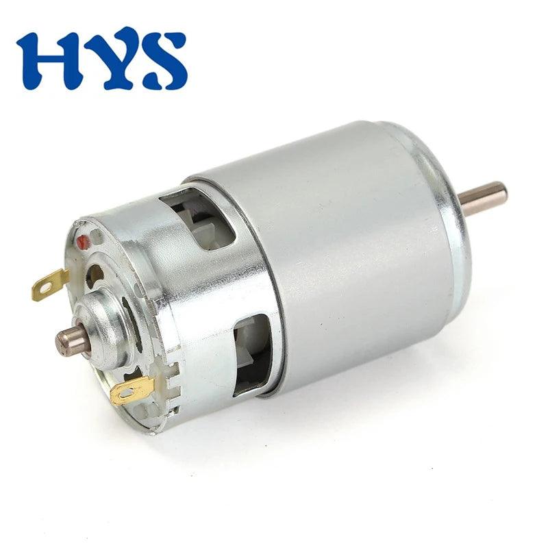 RS 775 Motor DC 12V 24V Double Ball Bearing 4000rpm To 120000rpm  288W 150W 80W RS775 Large Torque Low Noise