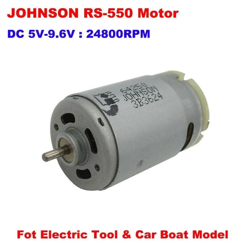 RS550 DC 6V- 9V 23000RPM High Speed High Power for Electric Drill Tools Micro Motor PWM Control Forward and Reverse