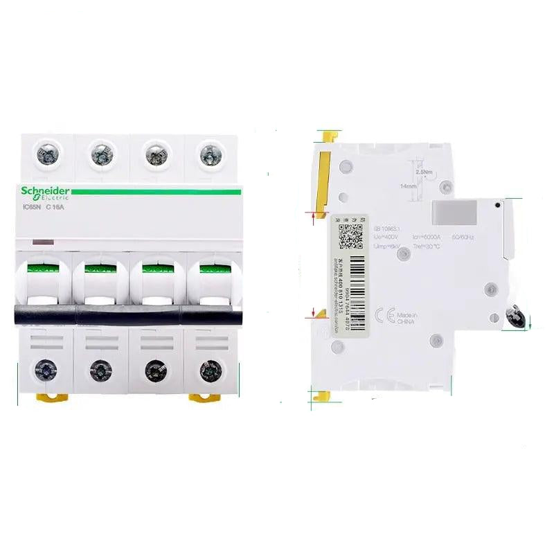 Schneider-  Mini Circuit Breaker iC65N| 1P-4P C type/ 1A up to 63A - electrical center b2c,schneider electric ic65n