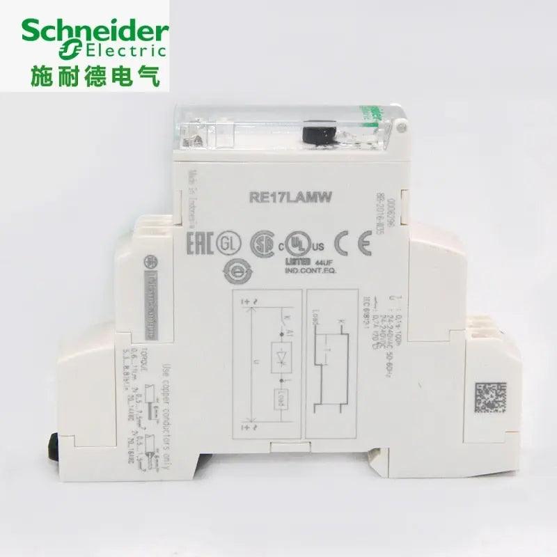 Schneider-  Modular Timing Relays with Solid State  RE17LCBM RE17LLBM optional - electrical center b2c