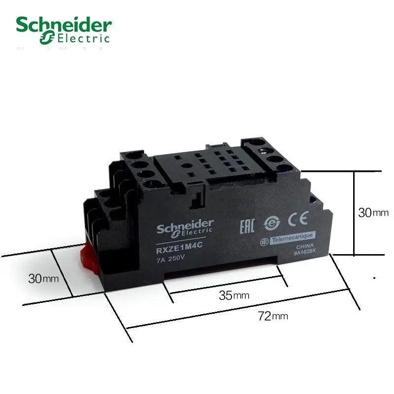 Schneider-  RXZE1M4C  Screw Clamp Socket for Use With RXM4  （10pieces/lot) - electrical center b2c