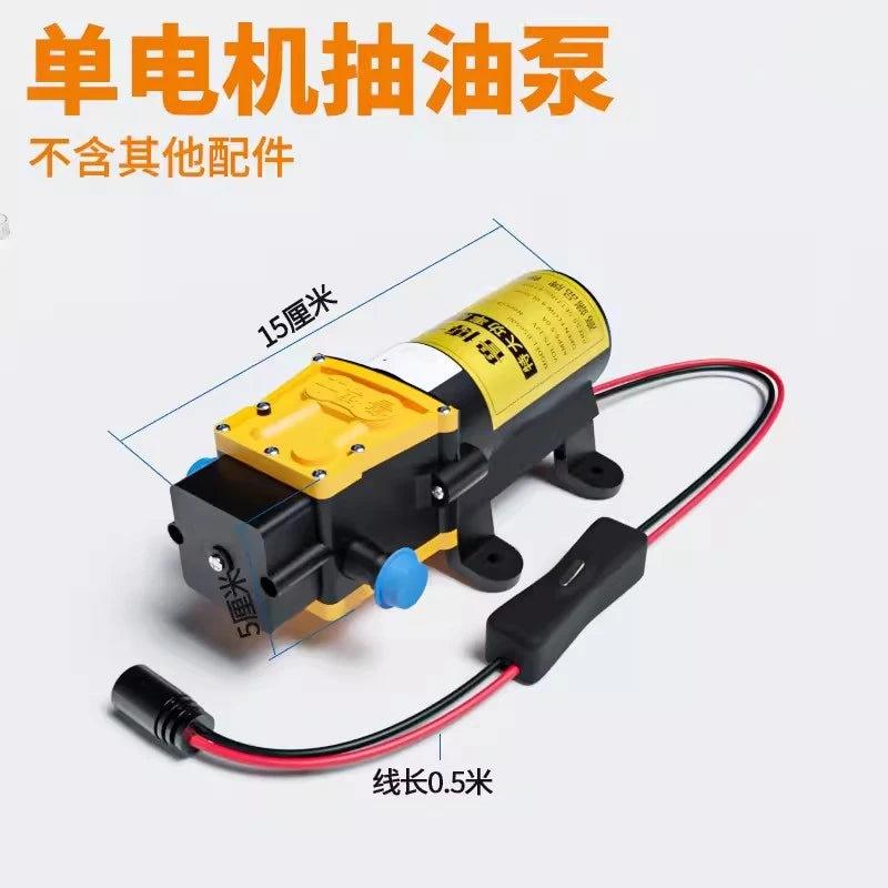 Self Service Car Maintenance 12V DC Oil Change Tool Oil Pump Car Mounted Cigarette Lighter Self Suction Electric Oil Pump 220V