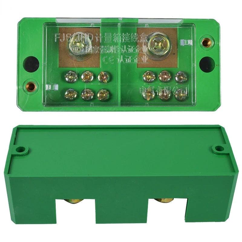 Single phase 2-in 4 / 6 / 8 / 12 outgoing terminal box household distribution box junction box terminal block 220 V