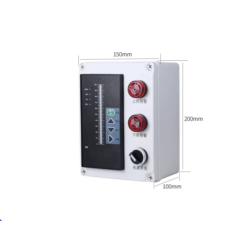 Submersible Level Sensor ABS Single  Way distribution box with display meter