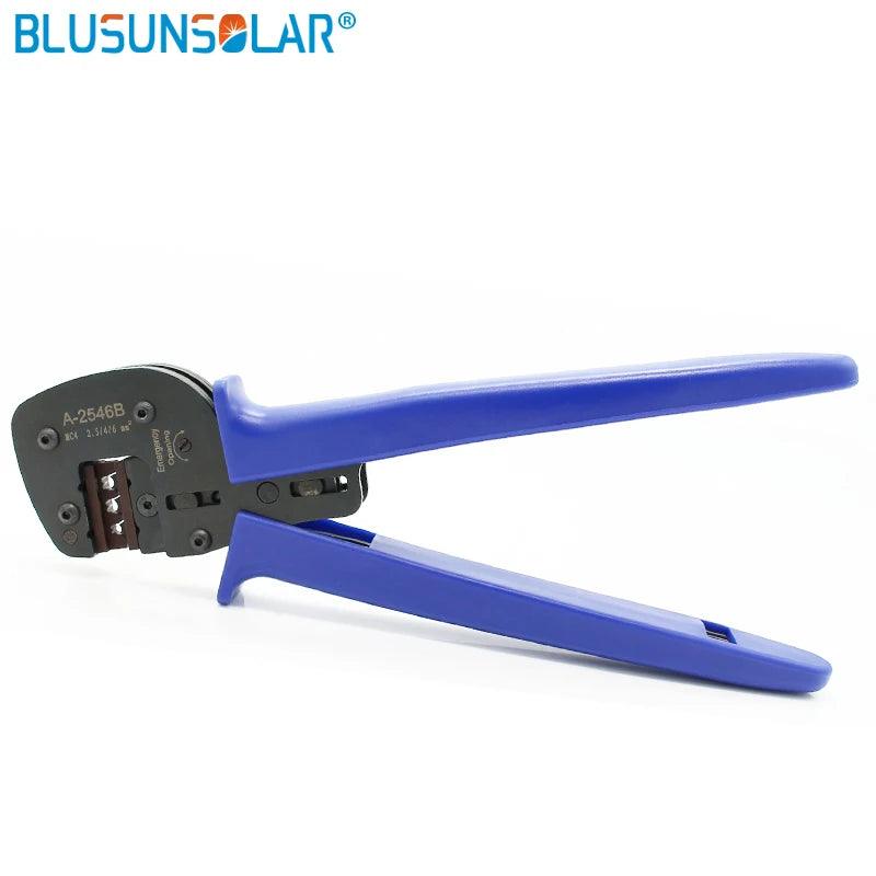 Solar Crimper Tools Kit  For Cable Solar Terminal Crimper +Wire Cutter+ Wire Stripper+spanner Wrench + Solar Connector