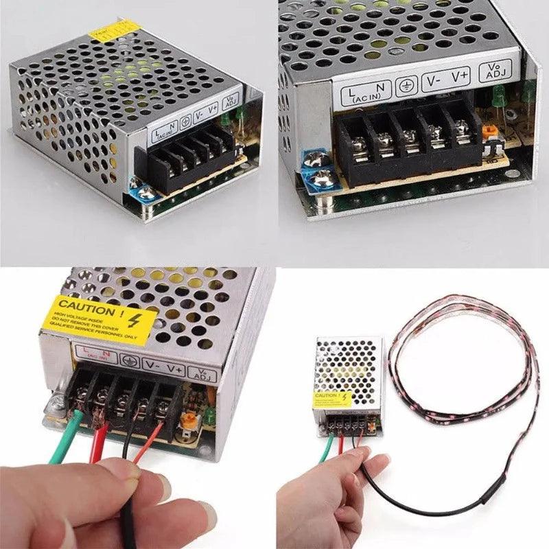 Switching Power Supply Transformer 12 24 V AC-DC Power Supply 110V 220V to 12V 24V 36V 48V 1A 20A 30A SMPS LED Strip Light CCTV